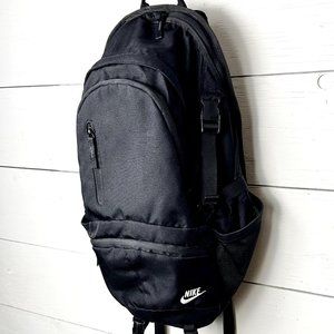 🔴 S O L D 🔴 NIKE CORDURA Laptop Backpack Black Book Bag College School Sports